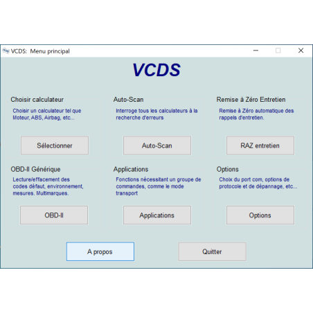 Logiciel VAGCOM VCDS 20.4.2