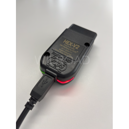 Câble HEX V2 - VAGCOM VCDS 26.3.0 - Valise diagnostic / Valise voiture - (Puce ATMEGA162)