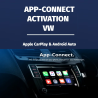 Activation APP CONNECT Volkswagen (Apple CarPlay / Android Auto)