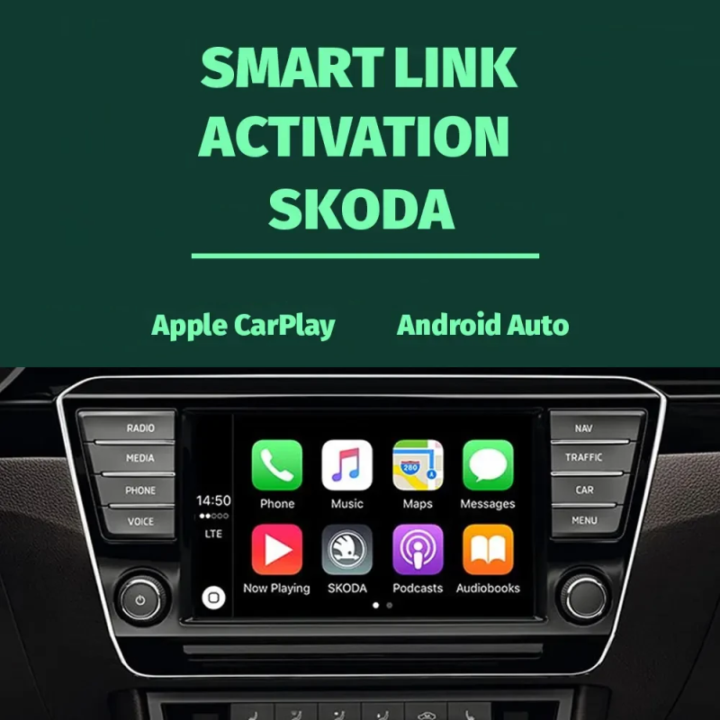 Activation SMART LINK Skoda (Apple CarPlay / Android Auto)